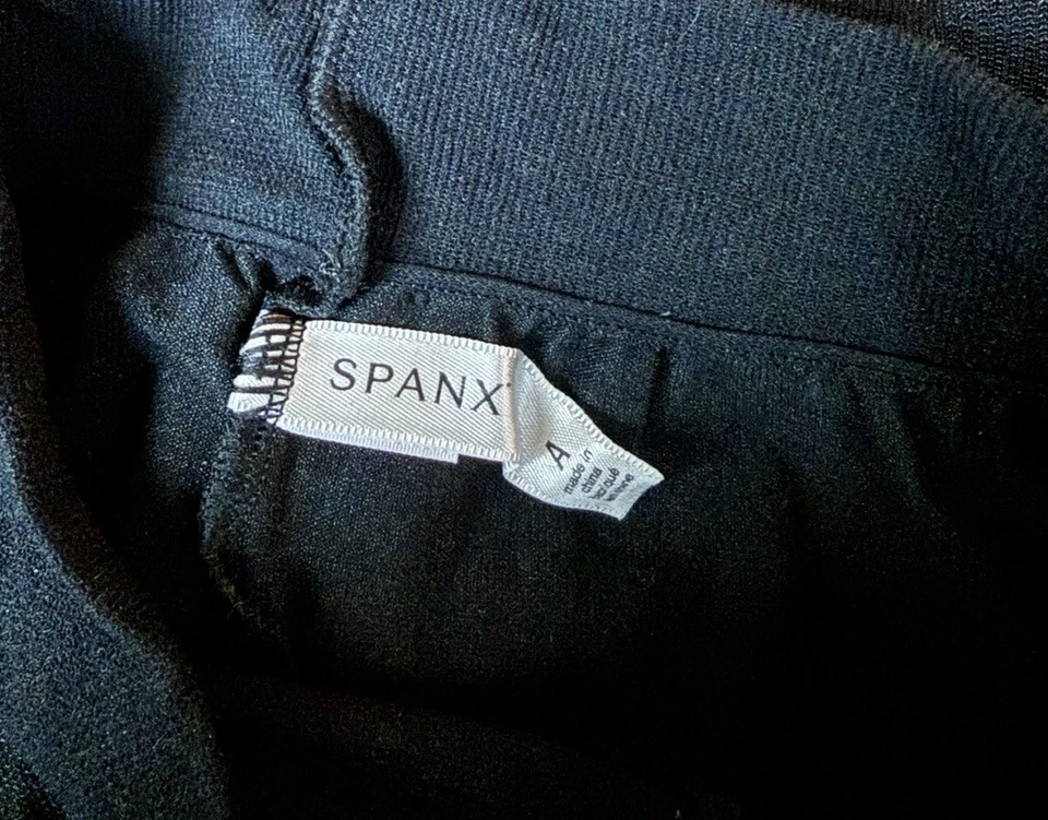 Transparente sem pés modelador de coxa média SPANX #911 preto tamanho A | Novo, sem caixa - Imagem 2 de 3