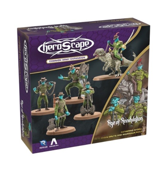 Heroscape: Chain Gruts and Ramosaur Rider Army Expansion