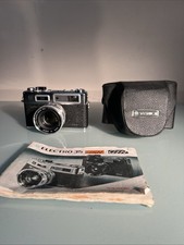 Vintage Yashica Electro 35 G   Silver Rangefinder 35mm Film Camera Untested 