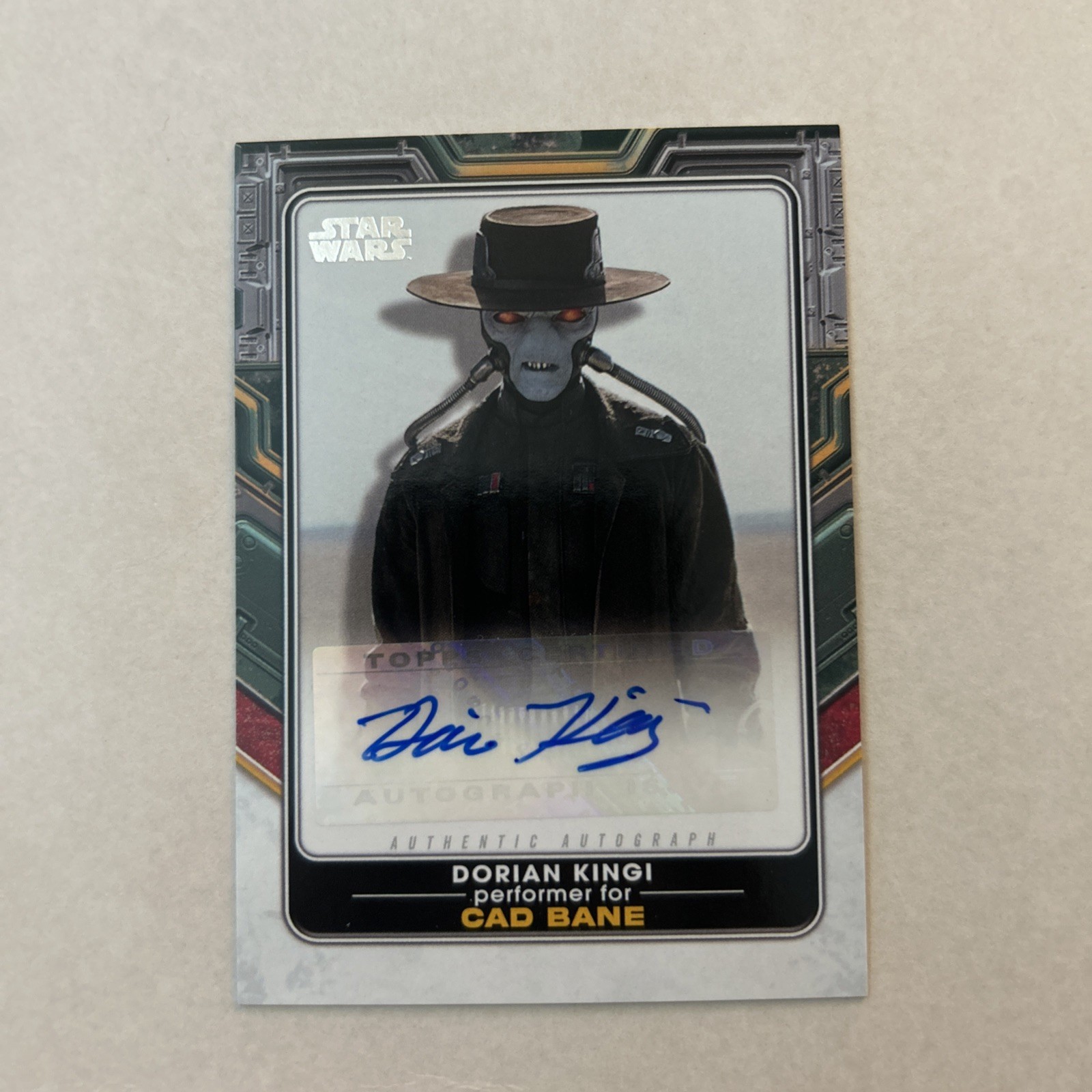 2022 Star Wars The Book Of Boba Fett Dorian Kingi Cad Bane Auto A-DK view 1