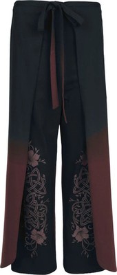 Black Premium by EMP Damen Rooted in Reverence Wrap Pants schwarz/rot