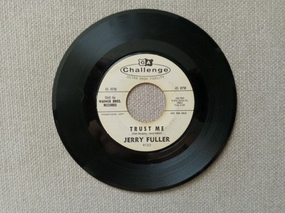 JERRY FULLER Wake Up Sleeping Beauty/Trust Me CHALLENGE 9132 (1962) PROMO 45rpm
