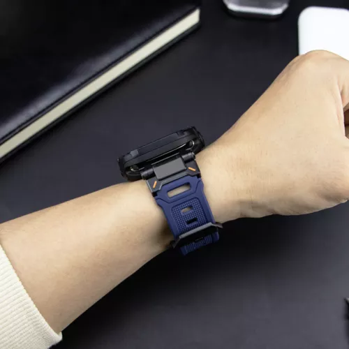 Correa y carcasa de metal + silicona para Apple Watch Ultra2 49 mm 9 8 44/45 mm - Imagen 5 de 32