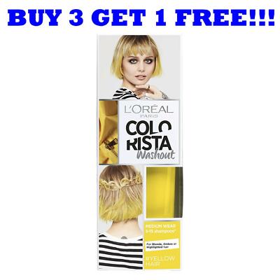 L'Oreal Haarfarbe Colorista Washout Yellow Hair 80ml