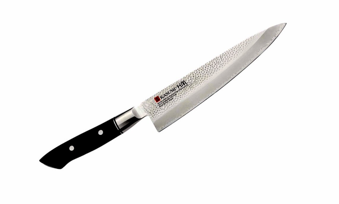 Coltello cucina cuoco martellato chef Gyuto Kasumi Hammered 20cm made in Japan