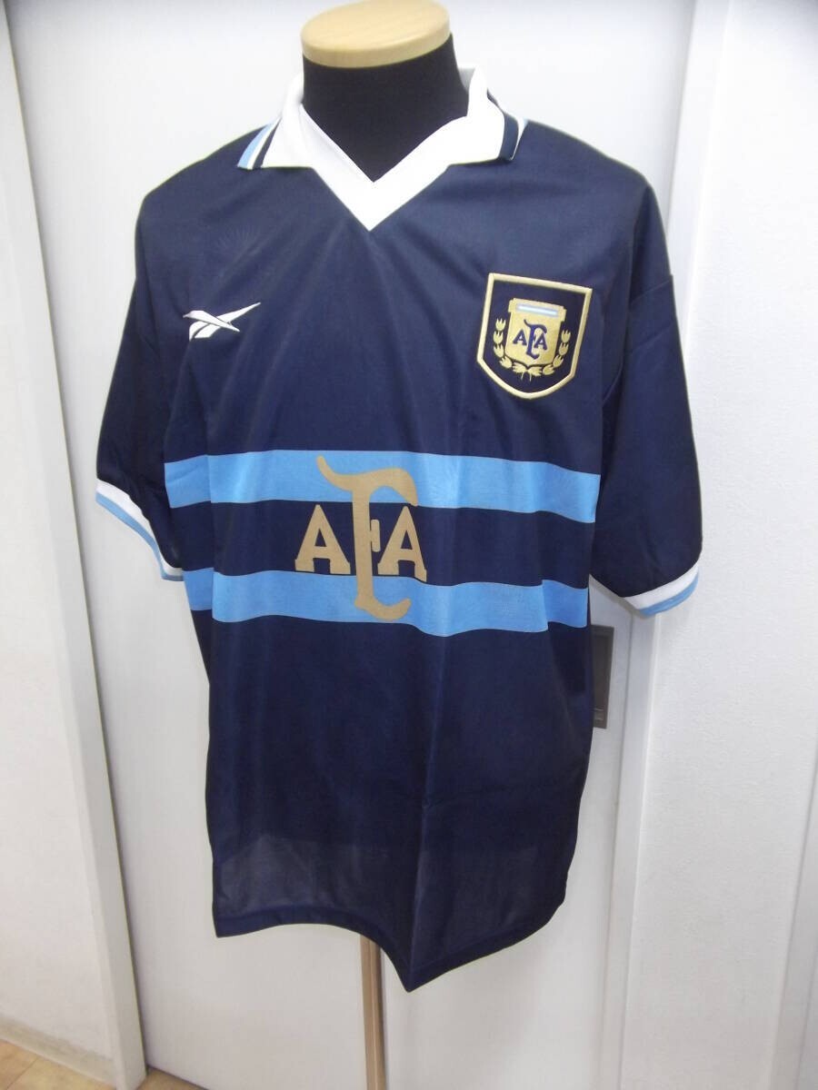 Reebok アルゼンチン代表ユニフォーム1999年モデル38/40イギリス製 ARGENTINA National Team 1999 Away 38/40 Football Shirt