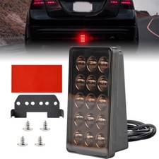 Universal F1 Style 15 Leds Rear 3rd Third Strobe Flashing Tail Brake Stop Light