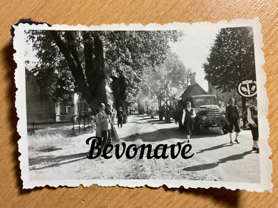 Foto Festumzug Britz Eberswalde 50-er Jahre original DDR Fotografie Robur