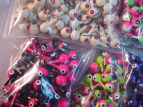 25 NEW WALLEYE FLOATING JIG HEADS 3/8 FOAM SIZE 1 HOOKS FLOAT - 第 7/7 張圖片