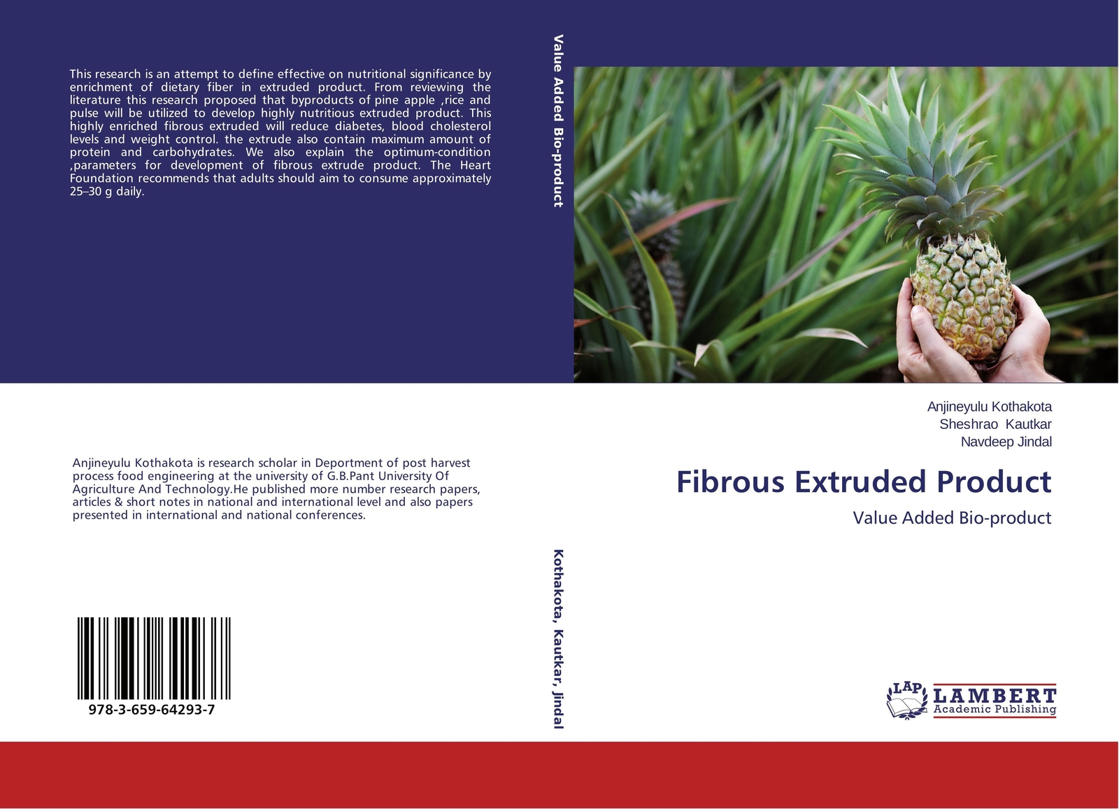 Thumbnail - Fibrous Extruded Product Value Added Bio-product Anjineyulu Kothakota
