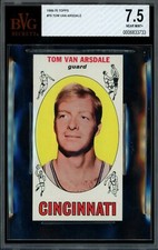 1969-70 Topps Basketball #79 Tom Van Arsdale Cincinnati BVG 7.5 NM+ LOOK!