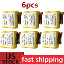 6 X BR-CCF2TH 6V 5000mah PLC Battery for Fanuc A98L-0001-0902 A06B-6073-K001