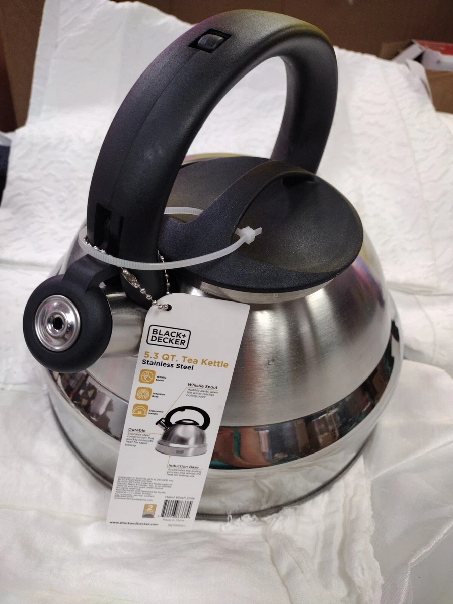 Black and hot sale decker tea kettle