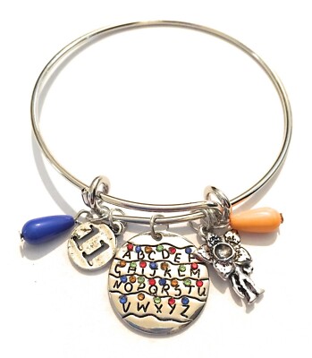 Stranger Things Armband Armreif Alphabet Weihnachtsbeleuchtung Eleven 11 Demogorgone