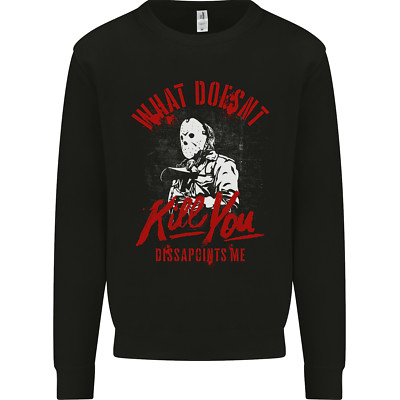 What Doesnt Kill Halloween Serienmörder Herren Sweatshirt Pullover