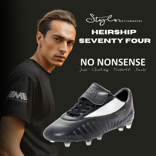 RARE - LIMITED EDITION - BRAND NEW Black Mens Football Boots size 8 UK 42EU - Picture 15 of 24