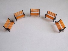 5 Model Platform Park station Bench seats N Gauge train rail  suit hornby 1:150