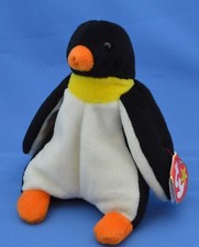 Waddle Ty Beanie Baby Penguin MWMT 4th 3rd No Star PVC Fareham 12 19 1995 #4075