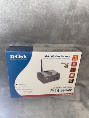 D-link DP-311 2.4 GHZ Wireless Print Server