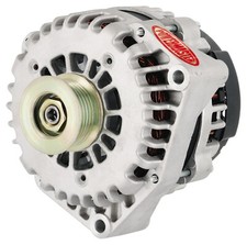 Alternador Powermaster 48237 Gm Ad244 255 Amp con regulador de voltaje de 4 pines natural