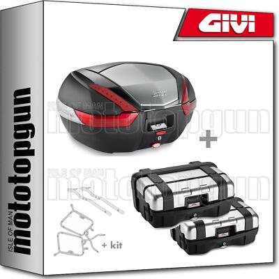 GIVI CASE V47N + SIDE-CASES TREKKER TRK33N HONDA NC 750 S 2019 19 2020 20