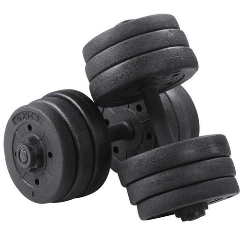 Set de Mancuernas 20kg con Pesas Barra y Discos Ajustable Casa Gimnasio Fitness