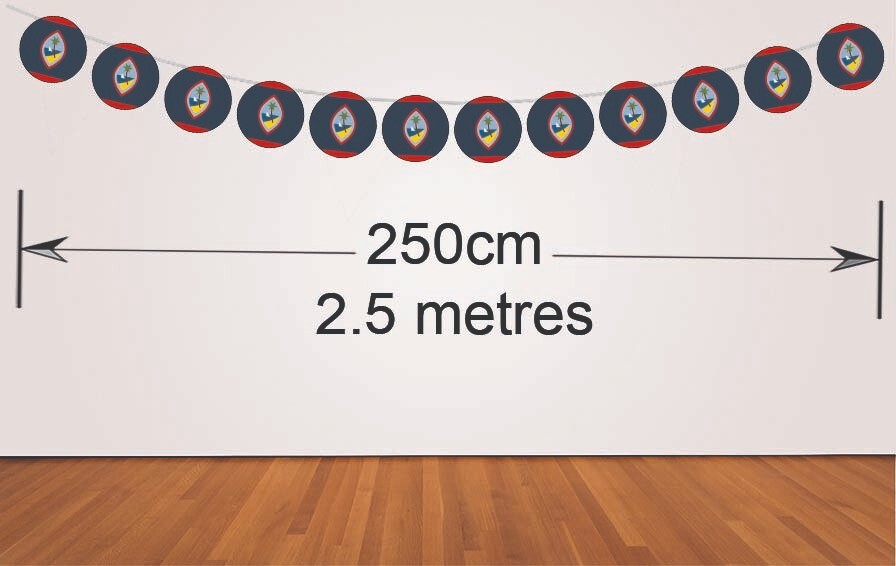 Guam Flag Bunting Party Decorations World Events 12pcs eBay