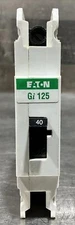 GI1040 Cutler Hammer Gi125 1 Pole 40 Amp 240V Molded Case Breaker Nos Surplus