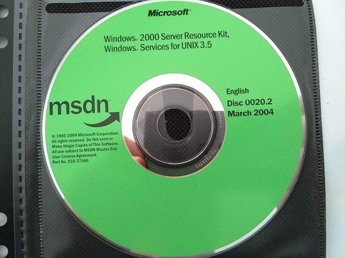 Windows 2000 Server Resource Kit & Windows Services for UNIX 3.5