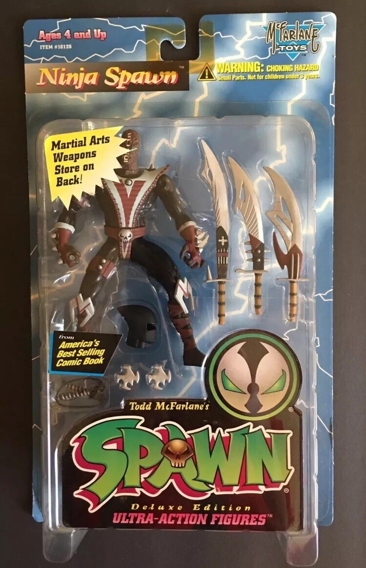 MCFARLANE TOYS SPAWN DELUXE EDITION ULTRA-ACTION FIGURES NINJA
