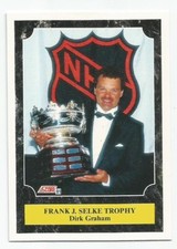 DIRK GRAHAM 1991-92 SCORE SELKE TROPHY CARD FLAWLESS CONDITION