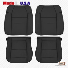 Fits 2001 - 2006 Acura MDX Front Driver Passenger Perforated Leather Cover Black