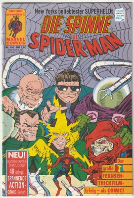   DIE SPINNE #196, Condor Verlag/Marvel Comics 1991 COMICHEFT TOP Z1