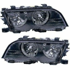 New Halogen Head Lamp Assembly Set Of 2 Left Right Side Fits Bmw 325i 325xi 330i