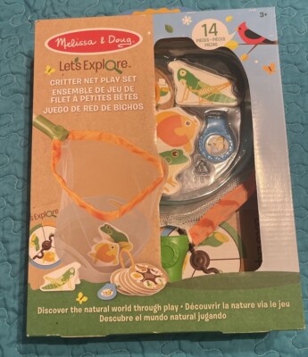 Melissa & Doug Let s Explore Kids Critter Net Play Set 14 Piece Set Toy New