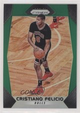 2017-18 Panini Prizm Green Prizm Cristiano Felicio #243 03yj