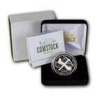 RMC Comstock Mining Nevada Sesquicentennial 1 oz .9999 Fine Silver Art Round OGP