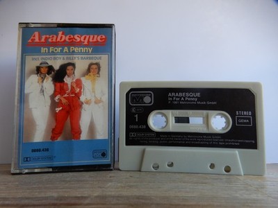 ARABESQUE IN FOR A PENNY BEST OF GRATEST HITS KASSETTE MC TAPE 1981 METRONOME