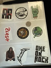 Music Stickers 18 Sticker Lot Various Artist