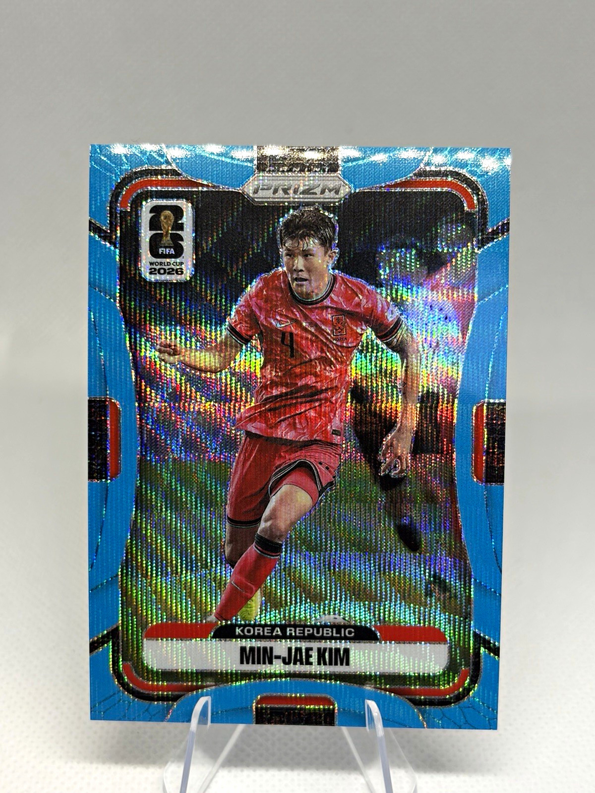 Panini 2026 Prizm FIFA World Cup Kim Min-Jae Blue Wave Prizm #278 /225