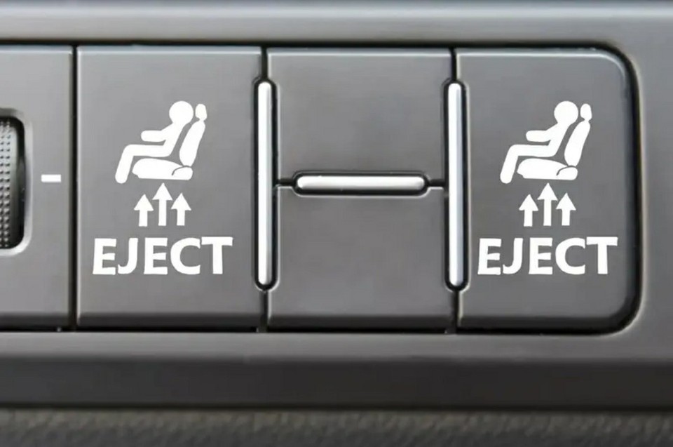 EJECT BLANK BUTTON Decal For Cars And Trucks Funny Car Stickers | eBay