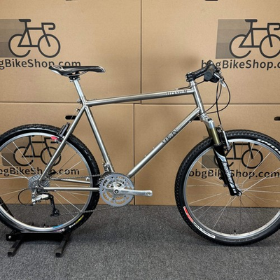 #ad Used Merlin Titanium Mountain Bike Shimano Deore 1989 Large $1899.00