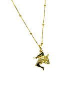 Collana con Pendente Trinacria in Argento 925