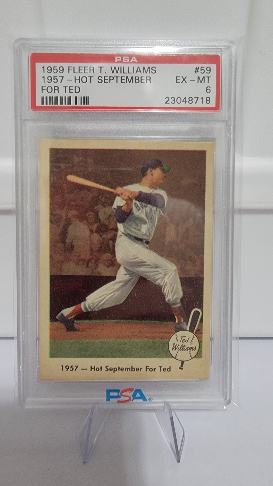 1959 Fleer Ted Williams - Ted Williams #59 PSA 6 Boston Red Sox HOF Legend 🔥🔥 view 1