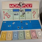 Vintage 1961 Monopoly Parker Brothers Real Estate Trading Game Complete Set