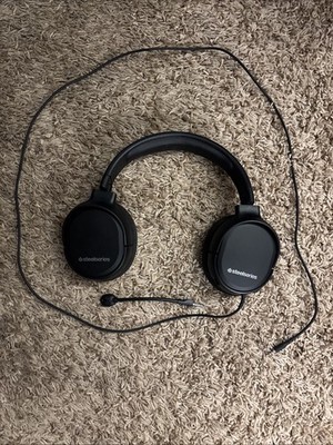 Steelseries Arctis Headset for Gaming Or Office with Microphone Black