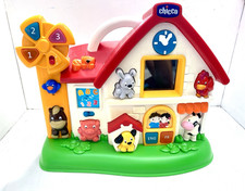 Vintage Rare Chicco Farm Animals Musical Educational Toy With Windmill