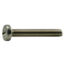 5mm-0.8 x 35mm A2 Stainless Phillips Pan Head Machine Screws 12 pcs. 