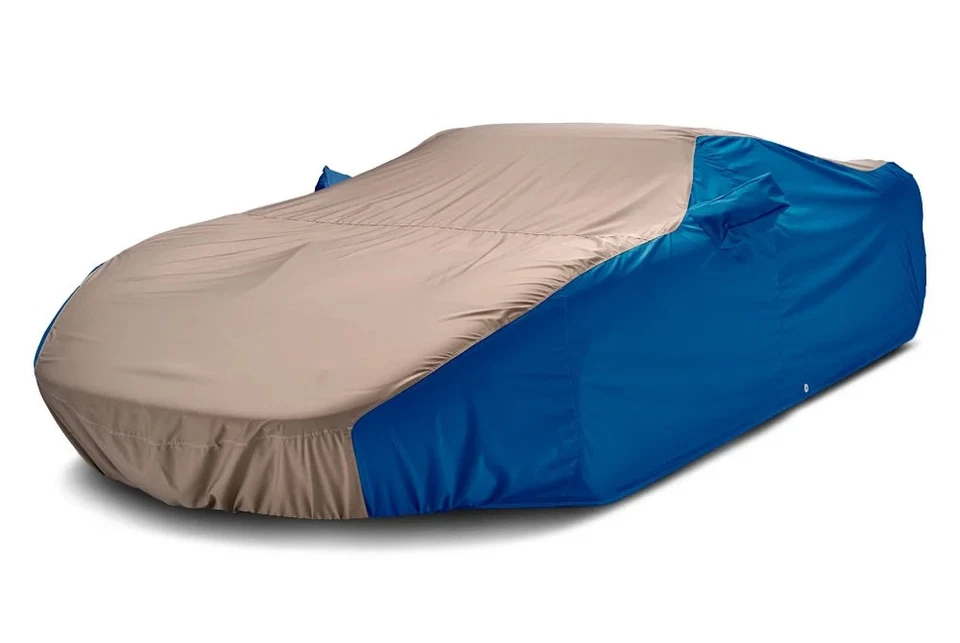 For Mercedes-Benz SL63 AMG 09-12 Car Cover WeatherShield HP Two-Tone Taupe — 第 2/4 张图片