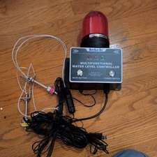 110 VAC High/Low Water Level Sensor Detector Alarm, Water Level Monitor with ...